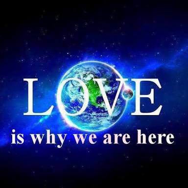 Love is why we are here